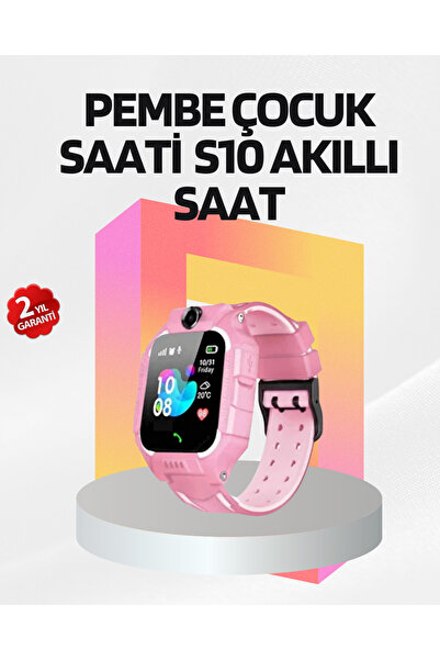 UCUZTEKNO S10 Çocuk Akıllı Saati Konum Geçmişi ve Alarm Fonksiyonlu