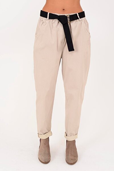 Park Moda 8600 Belt-Detail Jogger Gabardine Pants