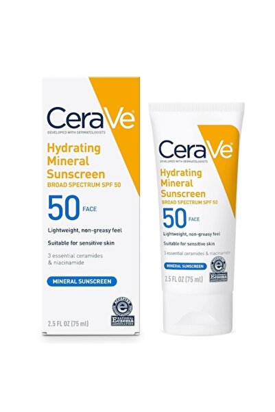 CeraVe Αντηλιακή κρέμα προσώπου με υαλουρονικό οξύ, κεραμίδιο και οξείδιο του...
