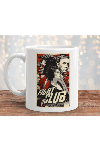 MODA كوب بورسلين مطبوع بتصميم نادي القتال