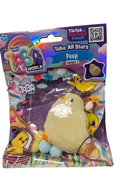 TOYFEST Taba World Peep Glow In The Dark Squishy Oyuncak Seri 1 Pom Pomlu ve ...