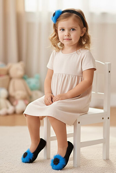 CEYDA SHOES طقم أحذية منزلية للأطفال مع تاج، شباشب للأطفال، أحذية للأطفال الر...