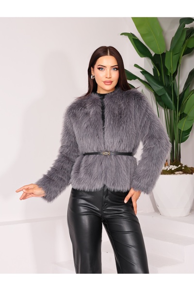 Vegove Lolita Kürk Gri