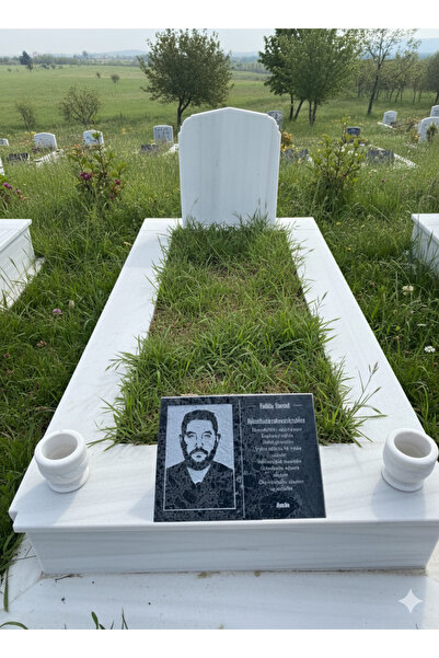 DHDH Mezarlık Taşı Mermere Lazer İşleme Kitabe Fotoğraf ve Özel Dua ve Yazı 4...