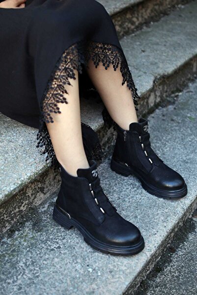 Venüs 3524 Γυναικείες μπότες με φερμουάρ, αντιολισθητικές, αντιολισθητικές, από θερμοκαουτσούκ, με χοντρό τακούνι