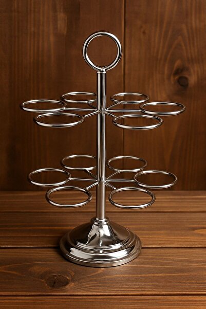 ALMASA Silver steel cup holder