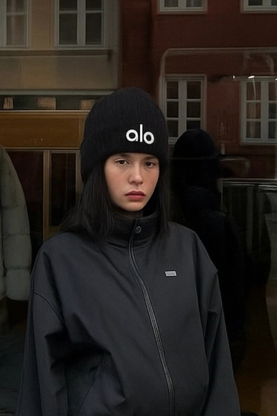 VibeGaia Embroidered Winter Knit Beanie