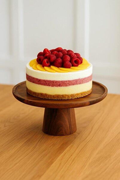 Depa Acacia Footed Presentation Plate & Presentation Plate & Presentation Service 30X30X10 cm