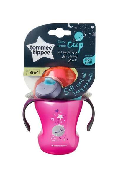 tommee tippee Easy Drink Sippy Cup With Handle - 6 M+ - Assorted