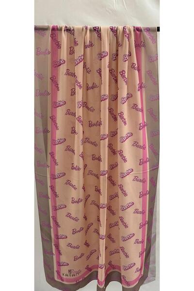 KAYAN Pink Barbie Print Shawl