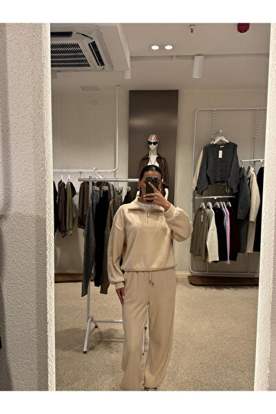 Butik Fermuar Yakalı Alt Üst Takım