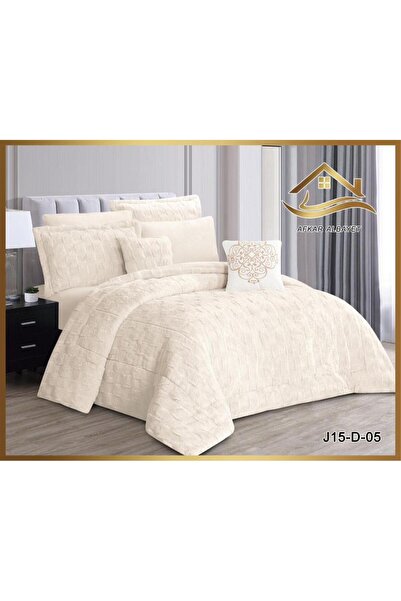 Generic Double Bedspread Velvet Face Fur Rabbit 8-Piece Set