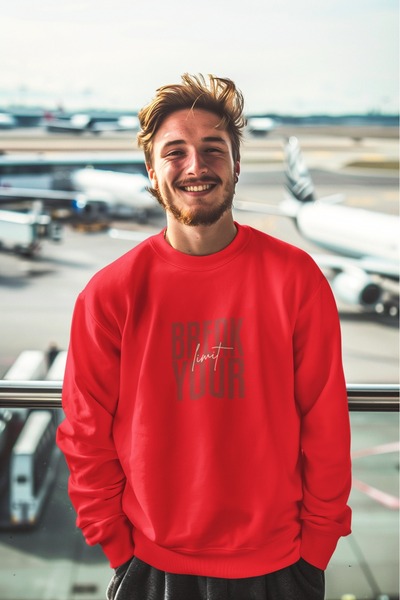 ArtYus BREAK YOUR Colorful cu imprimeu guler rotund piese Swea tricou