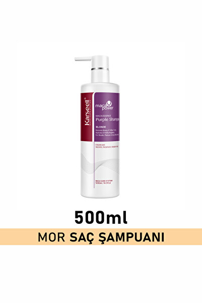 Karseell Maca Özlü Blonde Turunculaşma Karşıtı Purple MOR Şampuan 500 ml