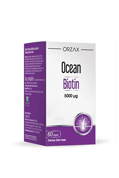 Ocean Biotin 5000 Mcg 60 Capsules