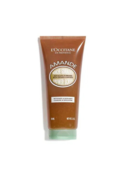 L'Occitane Almond Shower Scrub -Badem Duş Jeli, Ölü Deri Temizliği & Yoğun Nem, Tatlı Badem Yağı, Hafif Peeling