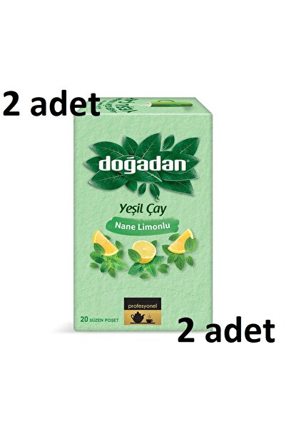 Doğadan Yeşilçay Nane Limonlu 20'li Poşet 2 adet