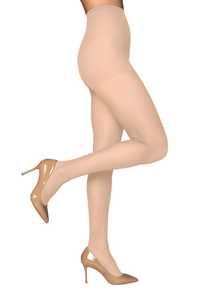 PETRA-ELISA Dress Lycra 15 Den Maria, Caramel, L