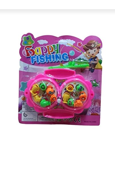 minivo Happy Fishing Kurmalı Çift Hazneli Balık Tutma Oyunu 12 Parça