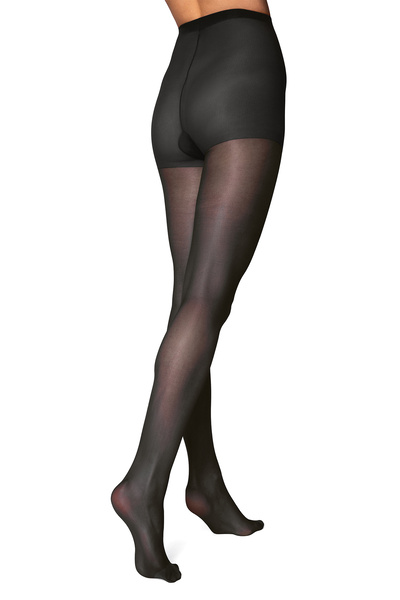 PETRA-ELISA Jersey Lycra 15 Den Maria, Black, M