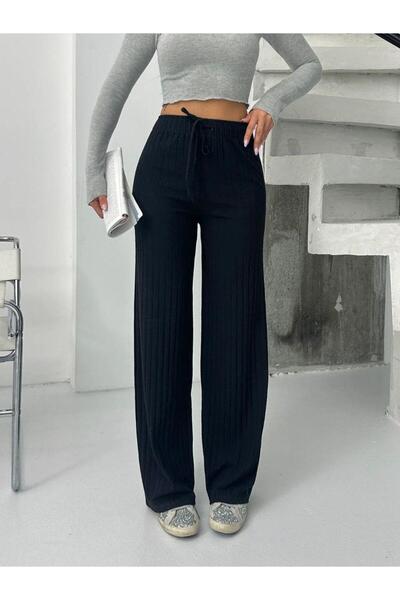 Bare Kadın Kumaş Riklalı İç Göstermeyen Pantolon