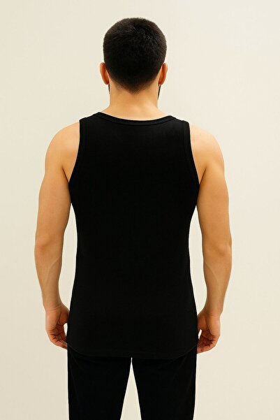 TAVSİYESEVER Men's Ribbed Comfortable Fit Cotton Undershirt 5-Pack