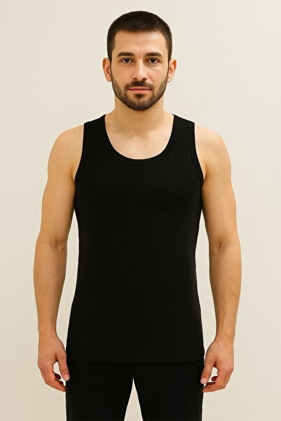 TAVSİYESEVER Men's Ribbed Comfortable Fit Cotton Undershirt 5-Pack