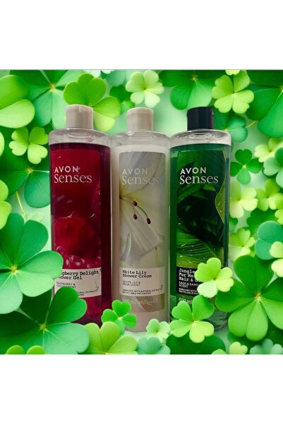 AVON Senses 3 lü 500 ml Duş Jeli