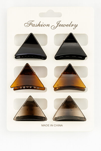 Srctech مجموعة من 6 مشابك مثلثة صغيرة