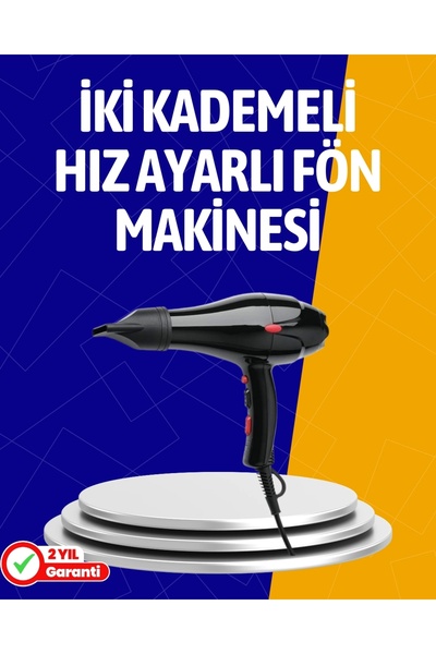 ALFA AKSESUAR 03 Ergonomic Blow Dryer with 2200W Powerful Motor