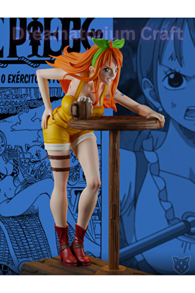 Dreamatorium Craft One Piece Nami Figürü - El Boyaması Sanatsal Koleksiyon He...