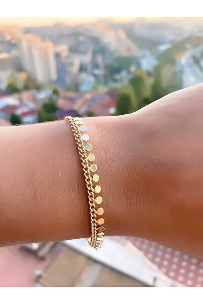 VEGALUXE Çelik Pullu Bileklik Kararma Yapmaz.