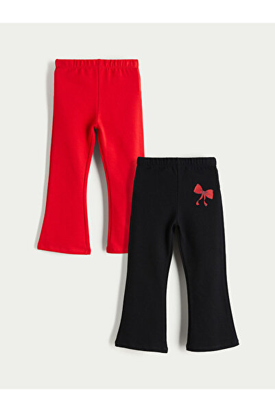 LC Waikiki Timeless Store: Timeless Recommendations | Elastic Waist Flared Girls' Tights 2-Pack