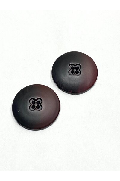 karantuhafiye Κουμπί γιγαντιαίου μεγέθους / Κουμπί για ζακέτα παλτό / Μεγάλο μέγεθος / Σετ 2 τεμαχίων / 4 εκ. / Βουργουνδία