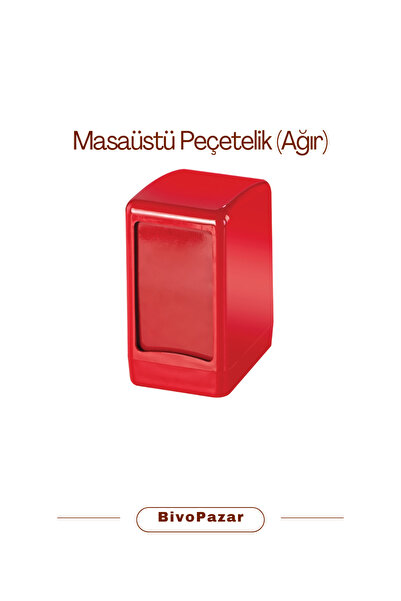 Palex Tabletop Napkin Holder (Napkin Dispenser) (Heavy Duty) Red