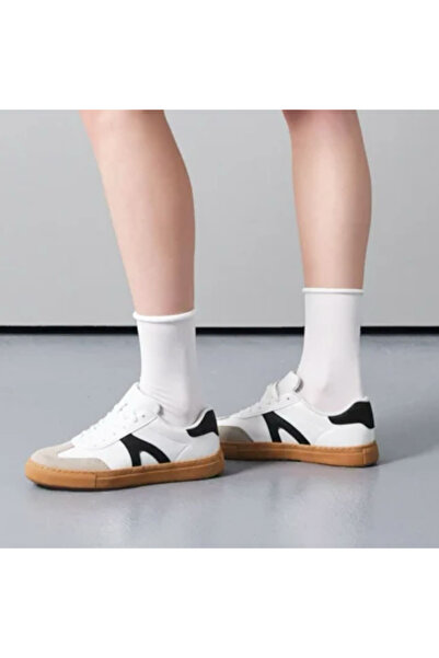 TAVSİYESEVER Non-Slip Elastic-Free Women's Bamboo Socks Set of 2