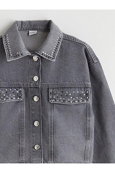 LC Waikiki Stoned Girl's Jean Jacket