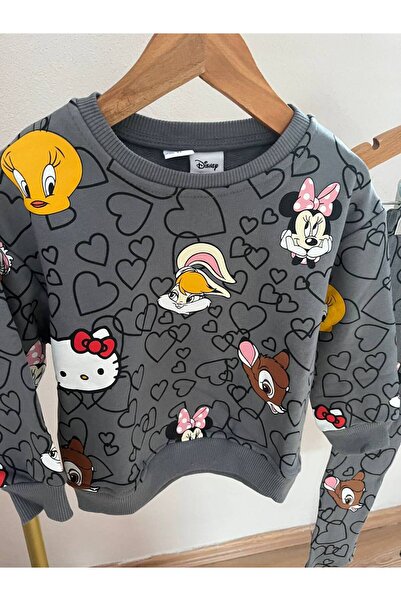 EKNKİDS Girl's Patterned Suit