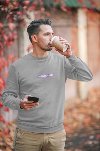 ArtYus Φούτερ ÇİZGİ DREAM Πολύχρωμο με λαιμόκοψη με τύπωμα