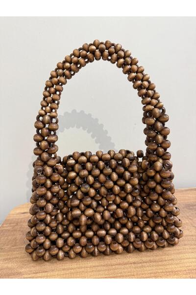 BONİTA Wooden Bead Women's Handbag