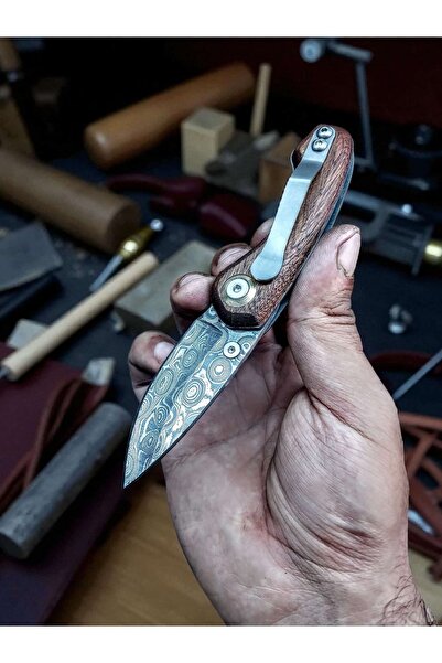 Lider El Yapımı Üstün Kaliteli Bıçak Damascus Çakı Kamp Avcı Bıçağı Mutfak Bıçak 16 Cm