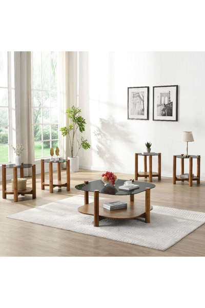 Tasamem Dafia 5-piece tea table set