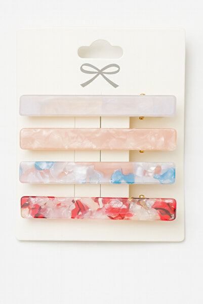 Srctech مجموعة من 4 مشابك جانبية ملونة