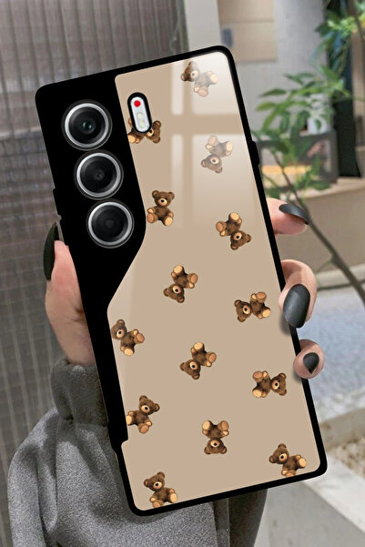 TECNO Camon 40 Uyumlu Ayıcık Tasarımlı Glossy Premium Kılıf