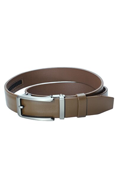 derikem Men's 100% Genuine Buffalo Leather Automatic Buckle Belt