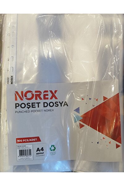 ada çanta kırtasiye 100-Pack Transparent File Ad87466