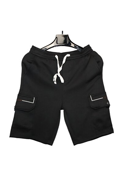 Red Planet Men’s Casual Cargo Shorts with Side Pockets and Drawstring Waist