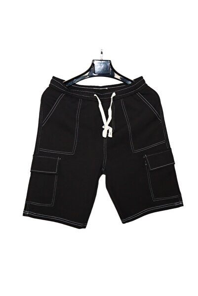 Red Planet Men's Casual Cargo Shorts with Adjustable Waist and Multiple Pockets