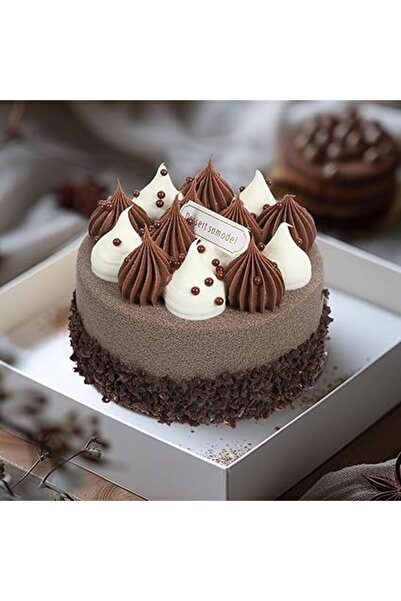 Generic Azonee 4 inch Artificial Cake Model, DIY Realistic Fake Birthday Cake, Faux Dessert for Photography