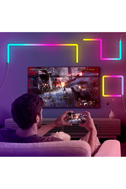 Generic Ambient Smart wall lighting RGB LED Light Remote Tuya APP Control Music Sync Night Light TV Bedroom